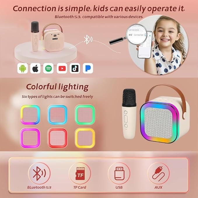 Bluetooth Karaoke Speaker with Microphone™